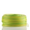 FIL ELECTRIQUE 0,75mm² Bobine 100m JAUNE/VERT