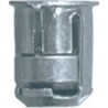 SACHET 253 ECROUS EN CAGE ZINGUE BLANC Ø6 PERCAGE 10mm EP 1.5 à 5mm
