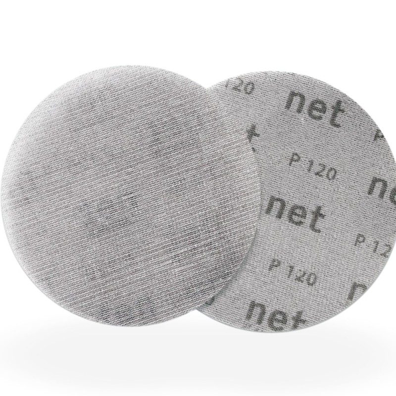 Disques abrasifs velcro STORMNET Non perforé - Ø150mm - Grain 80