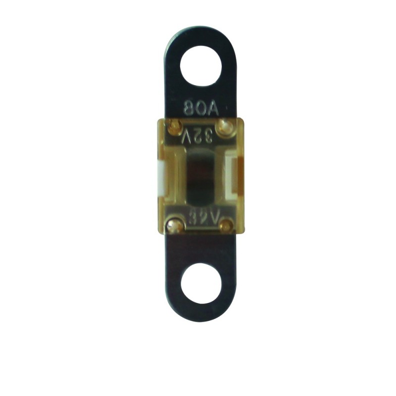 FUSIBLES RUBAN PROTEGES MIDI 80A BLANC