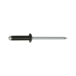 SACHET RIVETS 11691 CLOU ALU-TIGE ACIER Ø4X16MM - EP.9,5A11MM