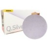 Disques abrasifs velcro support papier imprégné latex SILVER 15 trous - Ø150mm - Grain 800