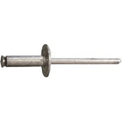 Boite de 250 rivets alu 5x16 4910 Ø de la tête 14 mm