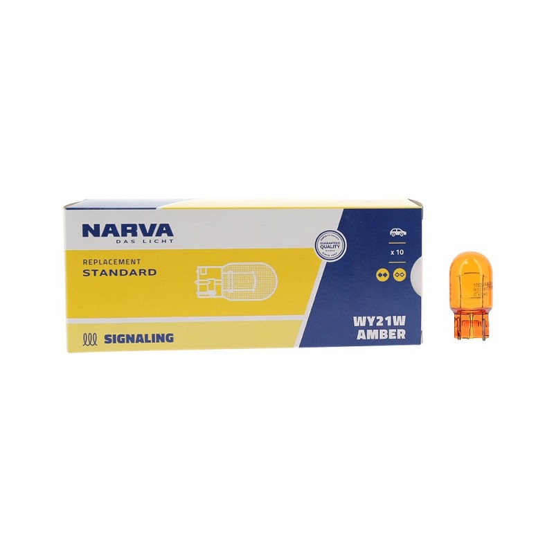 Ampoule wedge orange WY21W 20.2mm NARVA