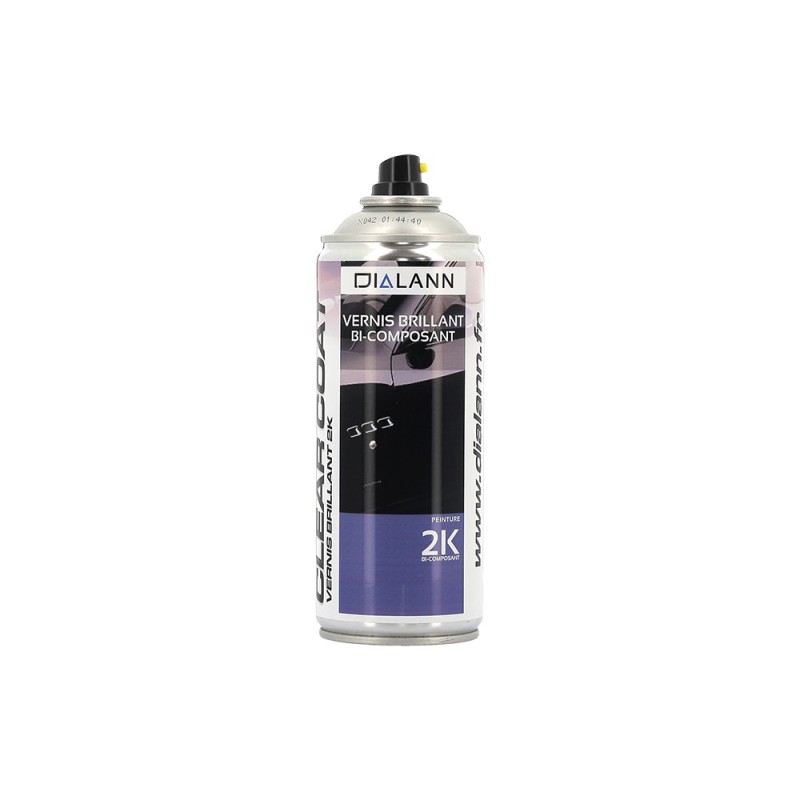 Clear coat vernis haute brillance à séchage rapide 2K 400ml