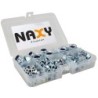 Coffret assortiment écrous freins 210 pièces