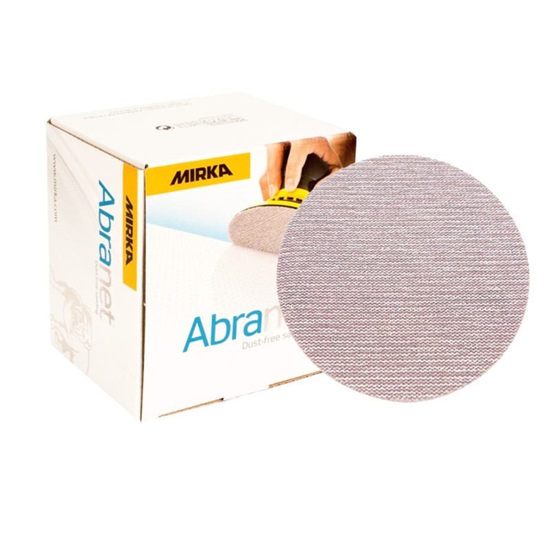 Disques abrasifs support maille tissée ABRANET Non perforé - Ø150mm - Grain 150