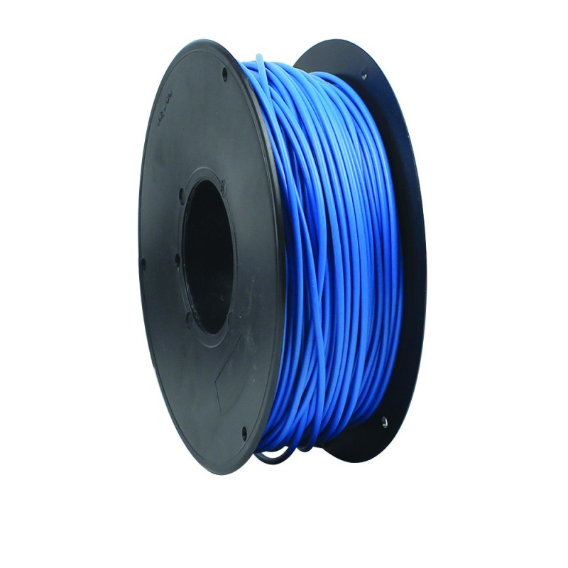 FIL ELECTRIQUE 2mm² Bobine 50m BLEU