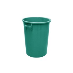 Conteneur vert cylindre