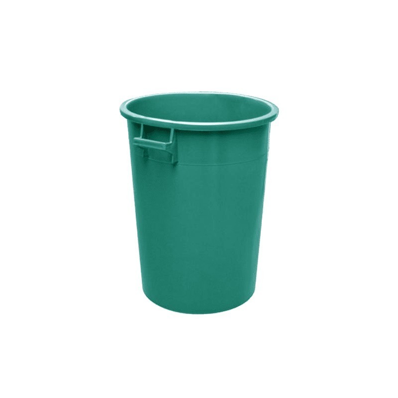 Conteneur vert cylindre