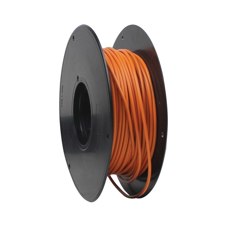 FIL ELECTRIQUE 1mm² Bobine 100m ORANGE