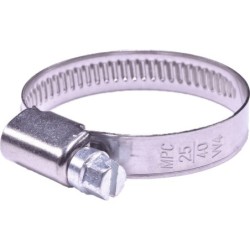 Collier de serrage bande 9mm INOX 25x40