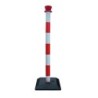 POTEAUX DE BALISAGE PVC ROUGE/BLANC Ø50X950mm
