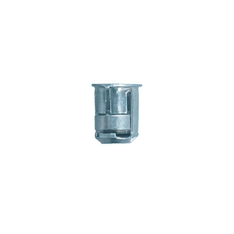 SACHET ECROUS EN CAGE ZINGUE BLANC Ø4 PERCAGE 10mm EPAISS 0.7 à 4mm