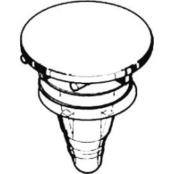 SACHET AGRAFES 1226 PANNEAUX DE PORTES Ø POINCONNAGE 8,2MM