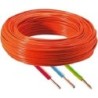 FIL ELECTRIQUE RIGIDE H07VU 2,5mm² Bobine 100m IVOIRE