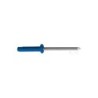 RIVET TREBOL 4 x18 BLEU SPECIAL PLAQUE POLICE