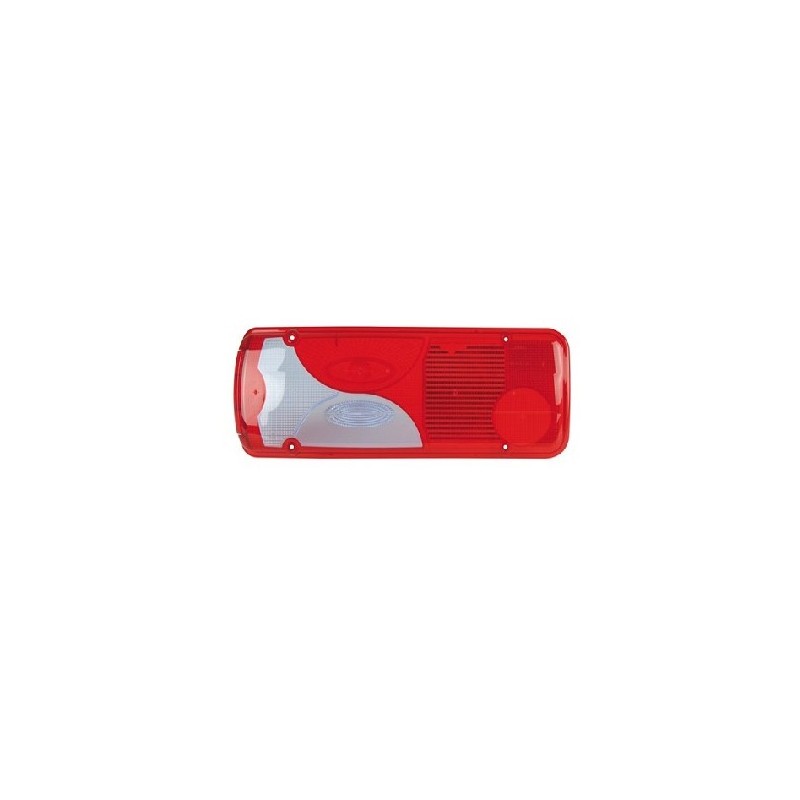 Cabochon M.A.N gauche pour feux multifonctions ARR. 400X160X33mm E2