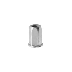 ECROUS A SERTIR ACIER FUT HEXAGONALE TETE PLATE M 10