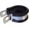 Collier boucle déportée fix tube avec caoutchouc Ø51.0-54.0mm