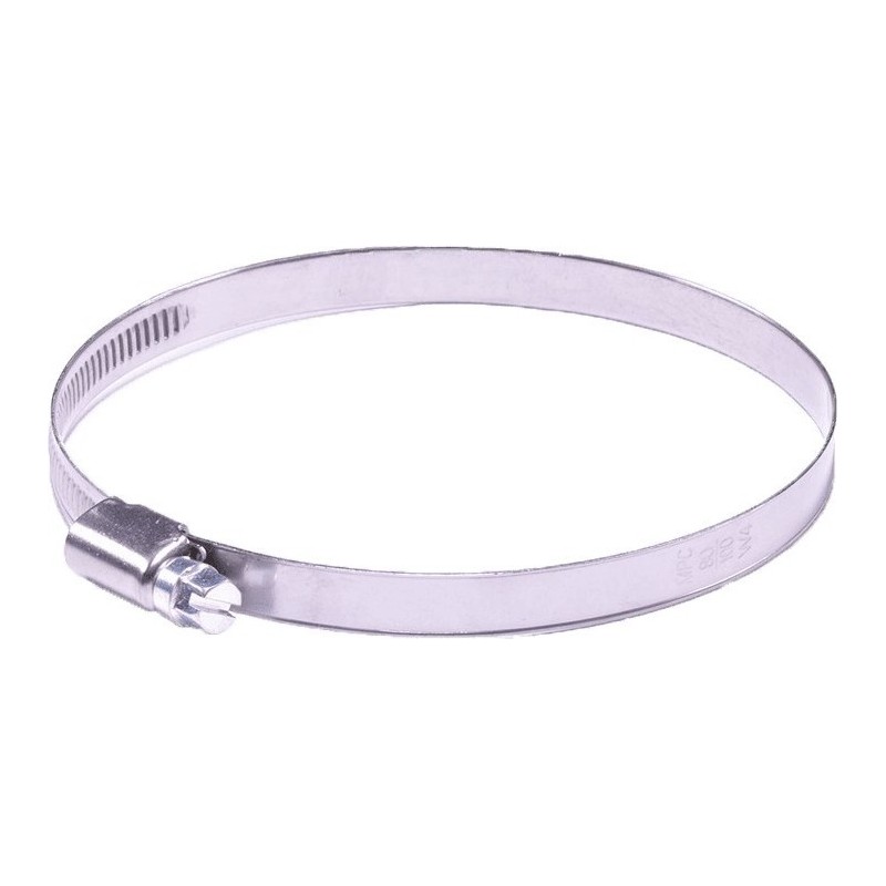 Collier de serrage bande 9mm INOX 80x100