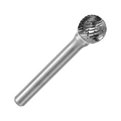 Fraise lime carbure sphérique Ø12,7mm