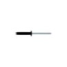 RIVET 4.8 x 18 TETE EXTRA LARGE NOIR ECLATE