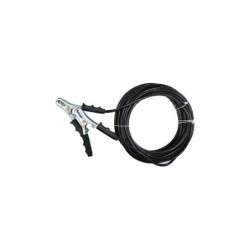 CABLE 10mm² NOIR 10m équipé de pinces noires