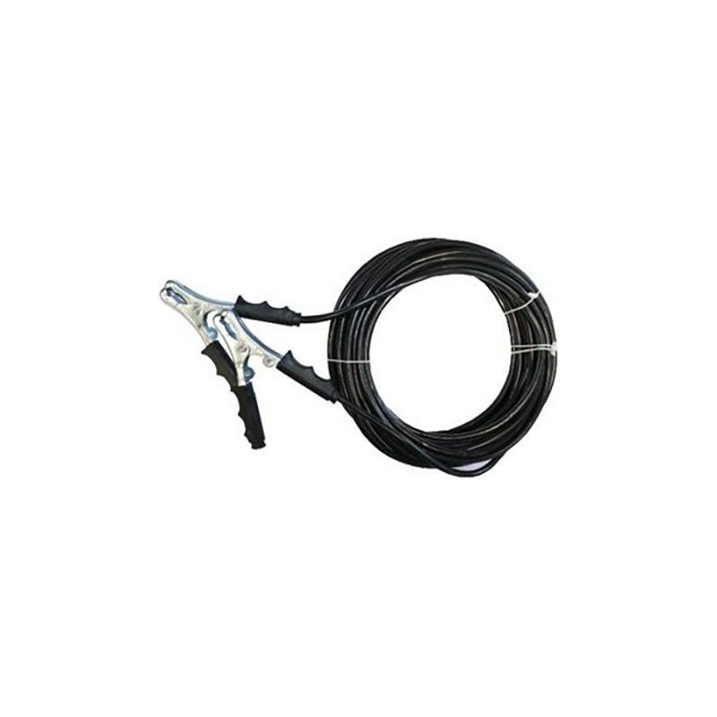 CABLE 10mm² NOIR 10m équipé de pinces noires