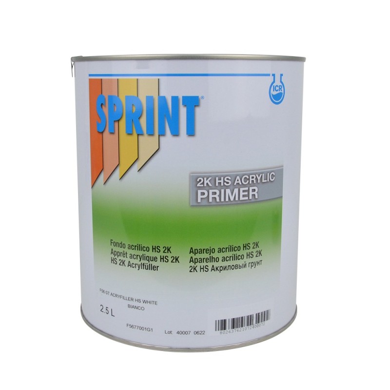 Car primer soft apprêt 5:1 blanc ral 9016 - 2.5 L sprint F56