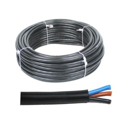 FIL ELECTRIQUE 3 FILS 3x2.5mm² SOUPLE LES 25M