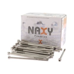 VIS METRIQUE TETE CYLINDRIQUE 6 PANS CREUX INOX A2 M8X70