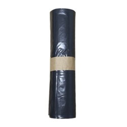 HOUSSE CONTAINER BD 330L 40 microns GRIS/NOIR -1350X1400MM- CARTON DE 100