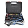 Coffret 553 pièces : cosses + pince à sertir + colliers
