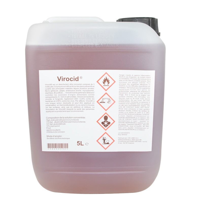 VIROCID DESINFECTANT DE SURFACE 5L