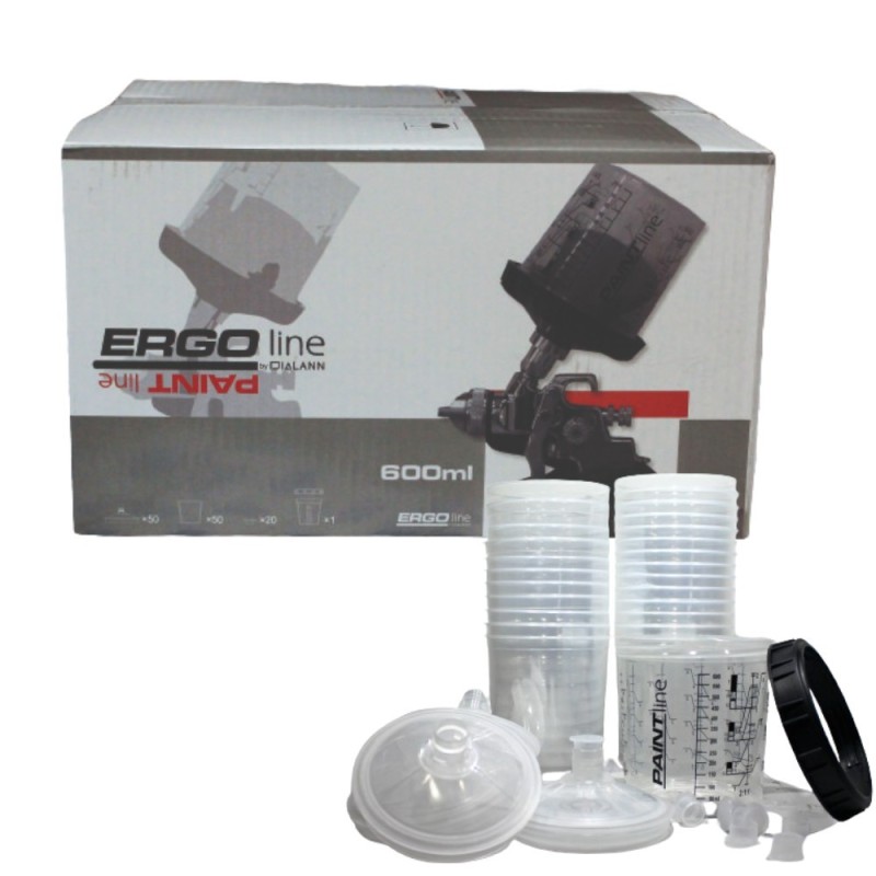 KIT SPS 50 poches/couvercles/godet 800 ml / 190 µm