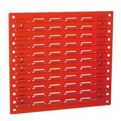 PANNEAU MURAL METALLIQUE 15x1000x455 ROUGE RAL 3002 POUR BAC PREMIUM