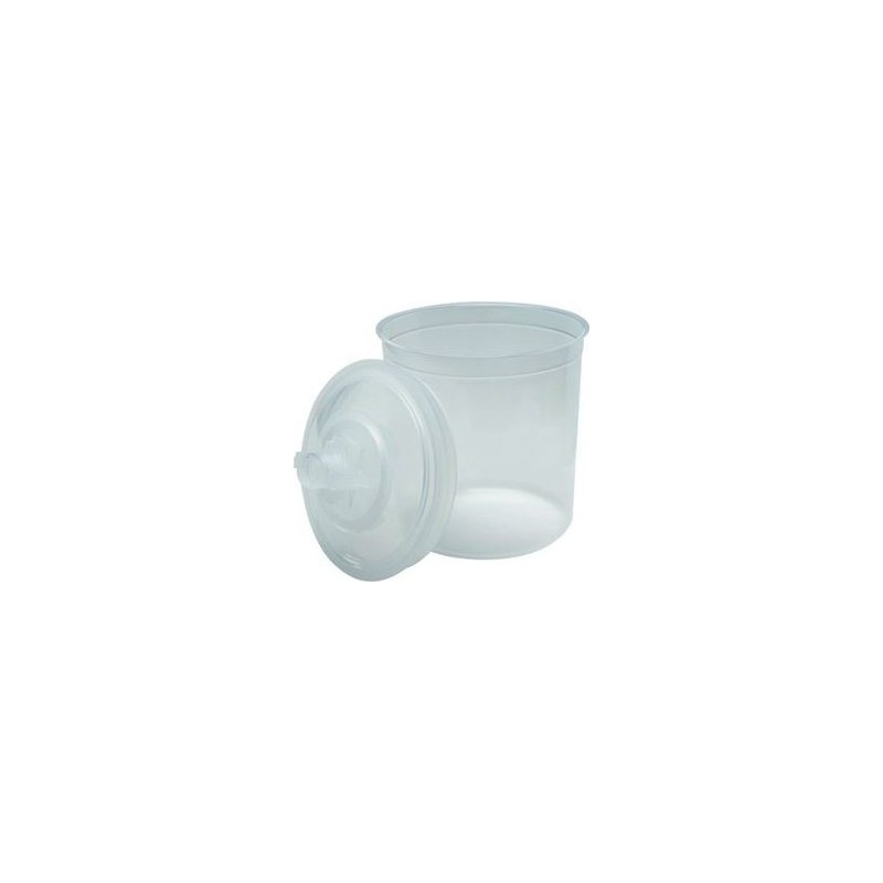 Solution de peinture Système PPS Set poche jetable(0.650) + couvercle / filtre + 25 bouchons Standard
