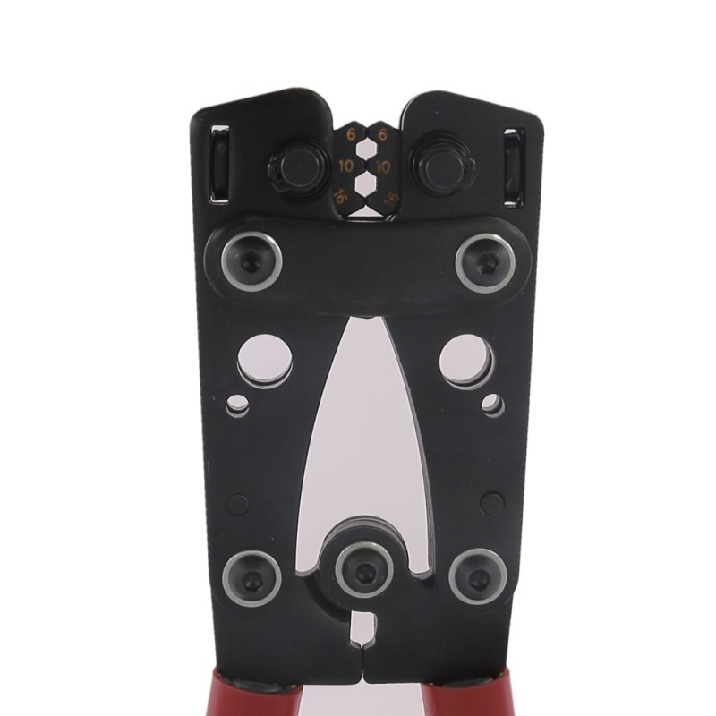 Pince pour cosses tubulaires de 6 à 50mm² sertissage hexagonal
