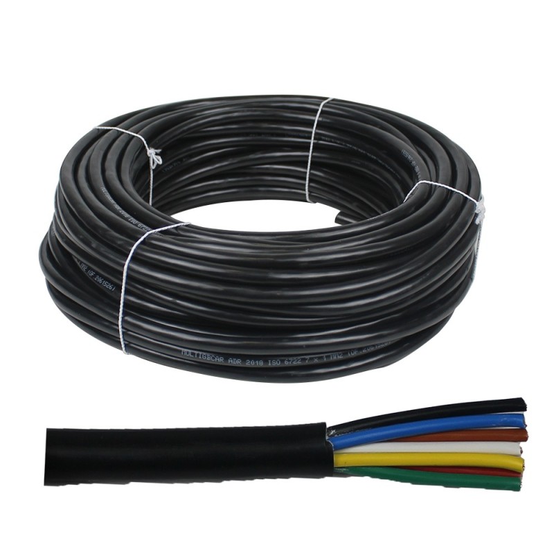 Câbles électriques multiconducteurs 7 fils 0,75mm² x 75m