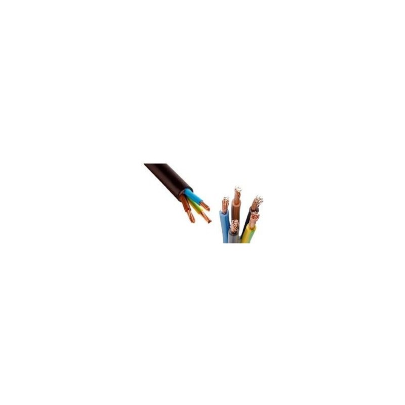 Cable multiconducteur souple industriel H07RNF 5G1,5mm² 50m