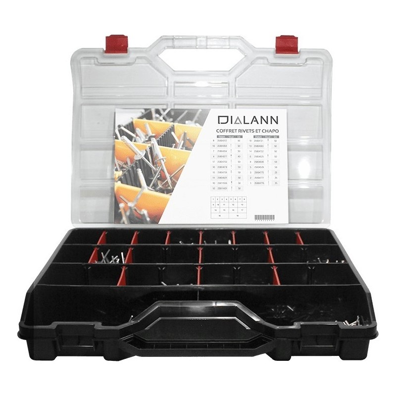 Coffret rivets et chapo 96