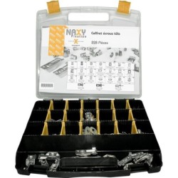Coffret et écrous tôle 228 pcs
