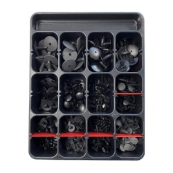 Coffret agrafes rivet plastique 315 pièces