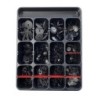 Coffret agrafes rivet plastique 315 pièces