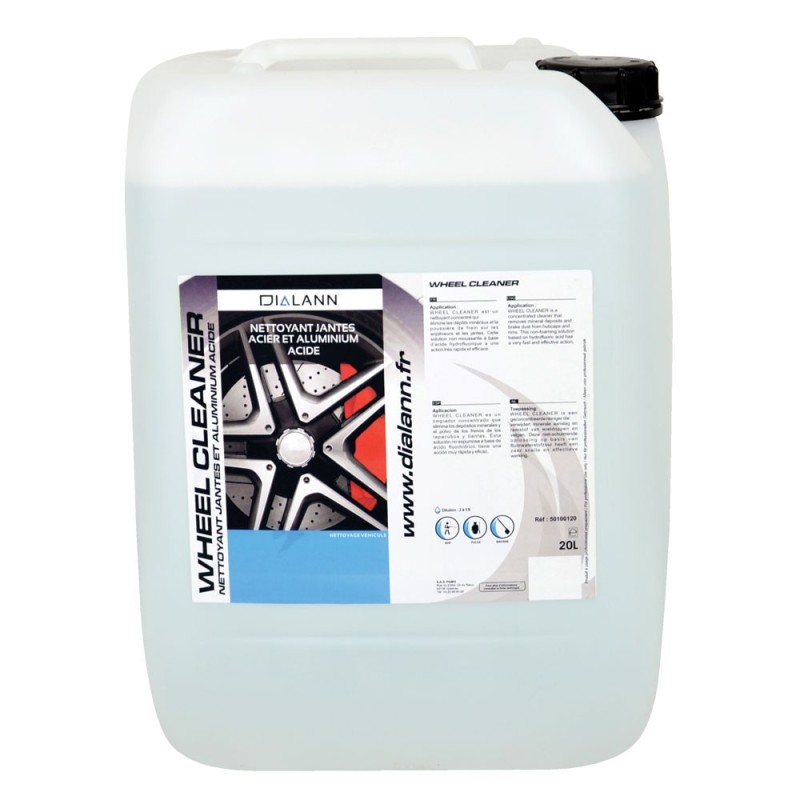 Nettoyant jantes et aluminium concentré acide WHEEL CLEANER