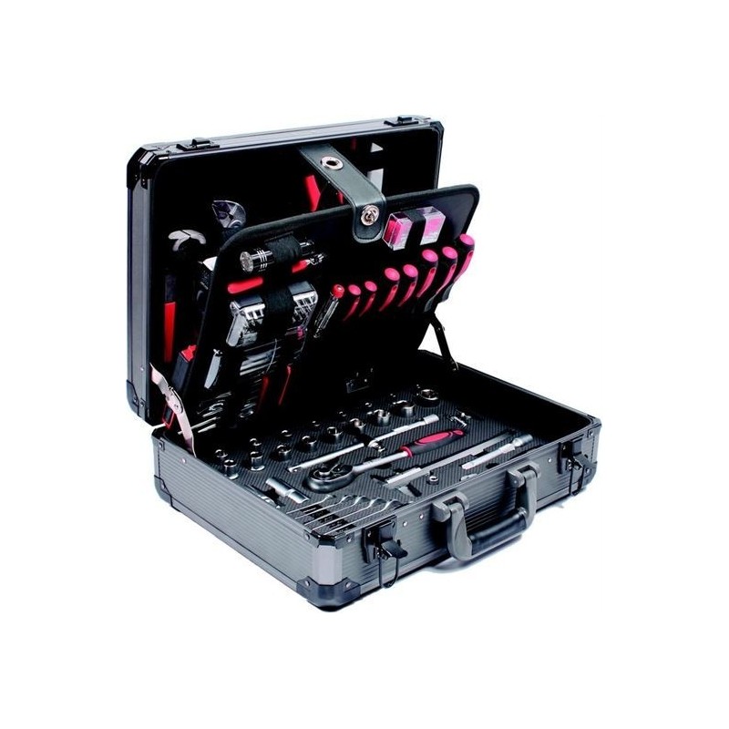 MALLETTE DE DEPANNAGE 119PCS 1/2 + 1/4