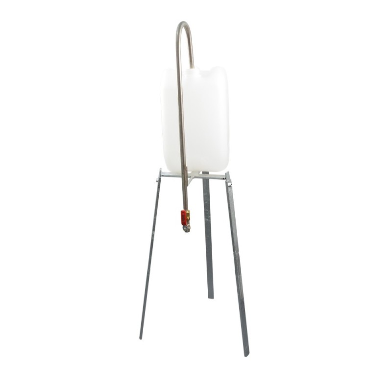 Porte-fût avec canne inox