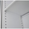 Armoire à rideaux monobloc couleur gris claire H180XL100XP40CM