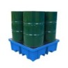 Ba de retention polyéthylène pour 4 futs 1310x1310x390mm